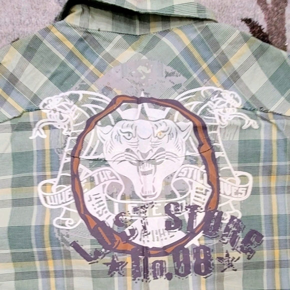 Men's FRANKY MAX Sz XL 100% Cotton Short Sleeve - Picture 3 of 9